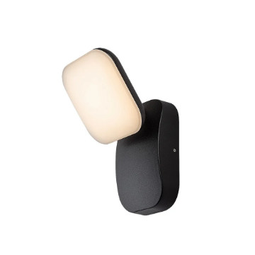 Aplica LED exterior Rabalux Odiel Black 12W 3000k 800lm IP44 77057