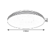 Plafoniera LED Rabalux Oscar 2 White 18W 3000k 1350lm 34cm 71179