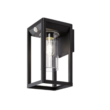 Aplica exterior Rabalux Zernest Black senzor 15W E27 IP54 77086