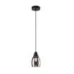 Pendul living Rabalux Ilmari Black-Smoke 15W E27 72181