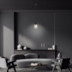 Pendul living Rabalux Ilmari Black-Smoke 15W E27 72181