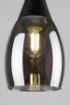Lustra living Rabalux Ilmari Black-Smoke E27 4x15W 72184