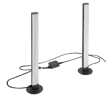 Set 2 veioze LED Rabalux Paco Black 5W RGB IP20 76014