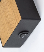 Aplica Rabalux Metta Black-Oak Wood E14 40W IP20 71151