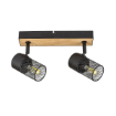 Plafoniera Rabalux Metta Black-Oak Wood 2x40W E14 IP20 71152