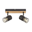 Plafoniera Rabalux Metta Black-Oak Wood 2x40W E14 IP20 71152