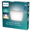 Plafoniera LED Philips Moire 17W 1700lm sintetic alb IP20