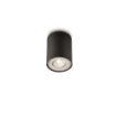 Spot aplicat Philips Pillar Black GU10 50W IP20