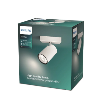Spot aplicat Philips Kosipo White GU10 5.5W IP20