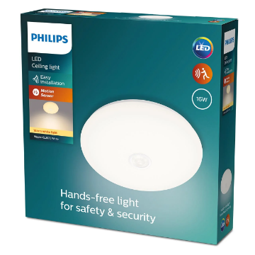Plafoniera LED Philips Mauve 16W 2700K 1700lm metal alb IP20