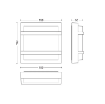 Aplica LED exterior Philips Petronia Anthracite 12W 2700k 1200lm IP44