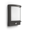 Aplica LED exterior Philips Samondra Anthracite senzor miscare 12W 2700k 1200lm IP44