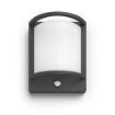Aplica LED exterior Philips Samondra Anthracite senzor miscare 12W 2700k 1200lm IP44
