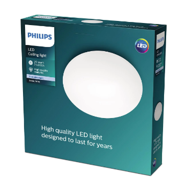 Plafoniera LED Philips Suede 4x6W 4000k 2700lm plastic alb IP20