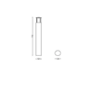 Stalp LED exterior Philips Stock Anthracite 6W 2700k 600lm IP44