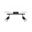 Plafoniera Philips Limbali Black GU10 2x50W IP20