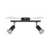 Plafoniera Philips Limbali Black GU10 2x50W IP20
