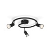 Plafoniera Philips Limbali Black GU10 3x50W IP20