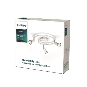 Plafoniera Philips Limbali White GU10 3x50W IP20