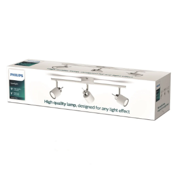 Plafoniera Philips Meranti White GU10 3x35W IP20