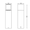 Stalp LED exterior Philips Arbour Low Voltage Anthracite 6W 600lm 2700k IP44