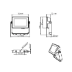Proiector LED Philips Projectline 10W 4000k 950lm IP65 IK06