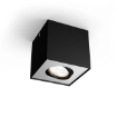 Spot LED Philips Box aplicat 4.5W 2700k 500lm metal negru IP20