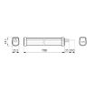 Corp LED Philips Projectline Waterproof Grey-White 34W 4000k 3400lm IP65