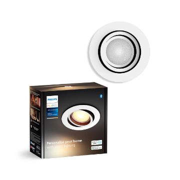 Spot LED incastrat Philips Hue Milliskin White BT 4.2W 400lm White Ambiance