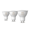 Set 3 becuri LED Philips Hue BT 4.2W 400lm GU10 White and Color Ambiance