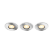 Set 3 spoturi baie Philips Hue Adore Chrome BT 3x4.2W 1200lm White Ambiance