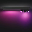 Plafoniera LED smart cu spot Philips Hue Centris Black BT 3x4.2W-36W 3700lm White and Color Ambiance