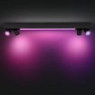 Plafoniera LED smart cu spot Philips Hue Centris Black BT 4x4.2W-40W 4400lm White and Color Ambiance