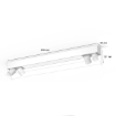 Plafoniera LED smart cu spot Philips Hue Centris White BT 4x4.2W-40W 4400lm White and Color Ambiance