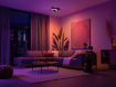 Plafoniera LED smart cu spot Philips Hue Centris Black BT 3x4.2W-25W 2960lm White and Color Ambiance