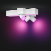 Plafoniera LED smart cu spot Philips Hue Centris White BT 3x4.2W-25W 2960lm White and Color Ambiance