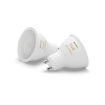 Set 2 becuri LED Philips Hue 4.2W 400lm GU10 White Ambiance