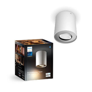 Spot aplicat Philips Hue Extensie Pillar White BT 4.2W 400lm White Ambiance