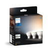 Set 3 becuri LED Philips Hue BT GU10 4.2W 400lm White Ambiance