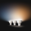 Set 3 becuri LED Philips Hue BT GU10 4.2W 400lm White Ambiance