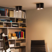 Spot aplicat Philips Hue Pillar Black BT 2x4.2W 800lm White Ambiance