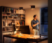 Spot aplicat Philips Hue Pillar Black BT 2x4.2W 800lm White Ambiance