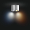 Spot aplicat Philips Hue Pillar White BT 2x4.2W 800lm White Ambiance