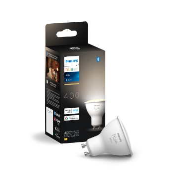Bec LED Philips Hue BT GU10 4.2W 400lm White