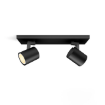 Spot aplicat Philips Hue Runner Black BT 2x4.2W 800lm White Ambiance