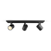 Spot aplicat Philips Hue Runner Black BT 3x4.2W 1200lm White Ambiance