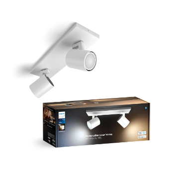 Spot aplicat Philips Hue Runner White BT 2x4.2W 800lm White Ambiance