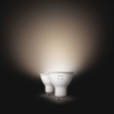 Set 2 becuri LED Philips Hue BT GU10 4.2W 400lm White