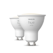 Set 2 becuri LED Philips Hue BT GU10 4.2W 400lm White