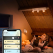 Spot aplicat Philips Hue Runner White BT 3x4.2W 1200lm White Ambiance